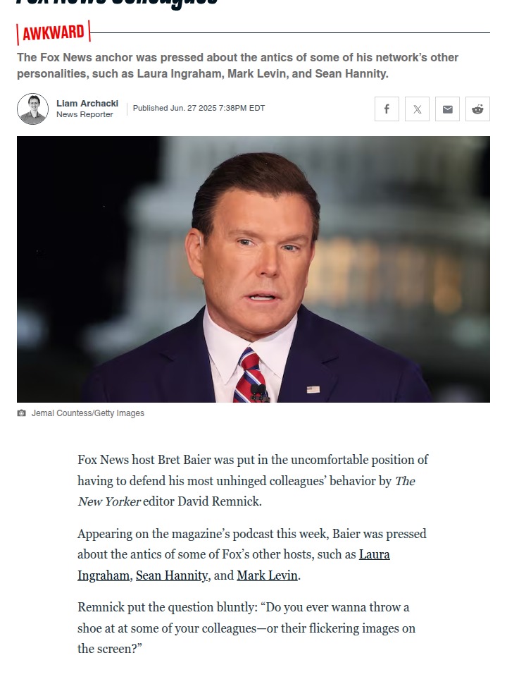 Baier Dodges Fox Drama on Podcast 🎙️