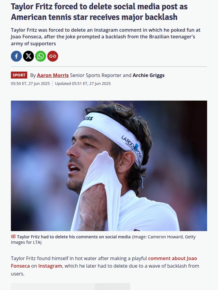 Fritz vs Fonseca: Social Media Drama!