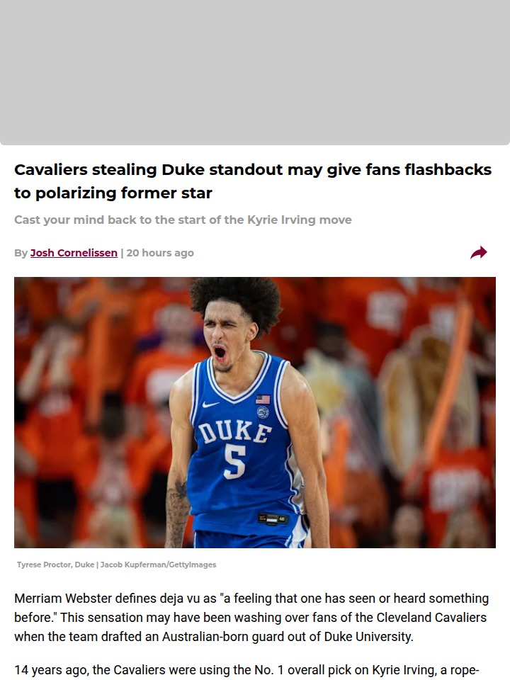 Proctor Pick: Kyrie Flashbacks or New Era?