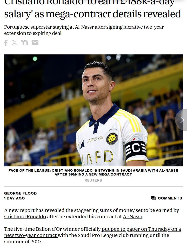 CR7’s Record Deal: King Stays in Riyadh!