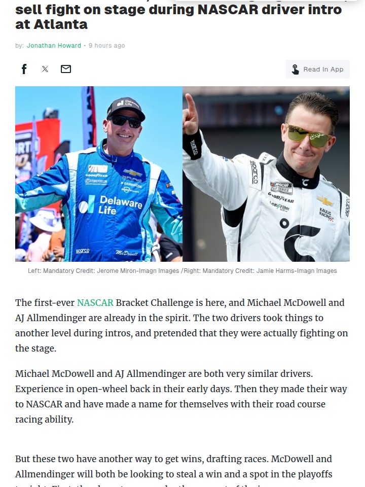 McDowell vs. Dinger: Stage Sparks Fly!
