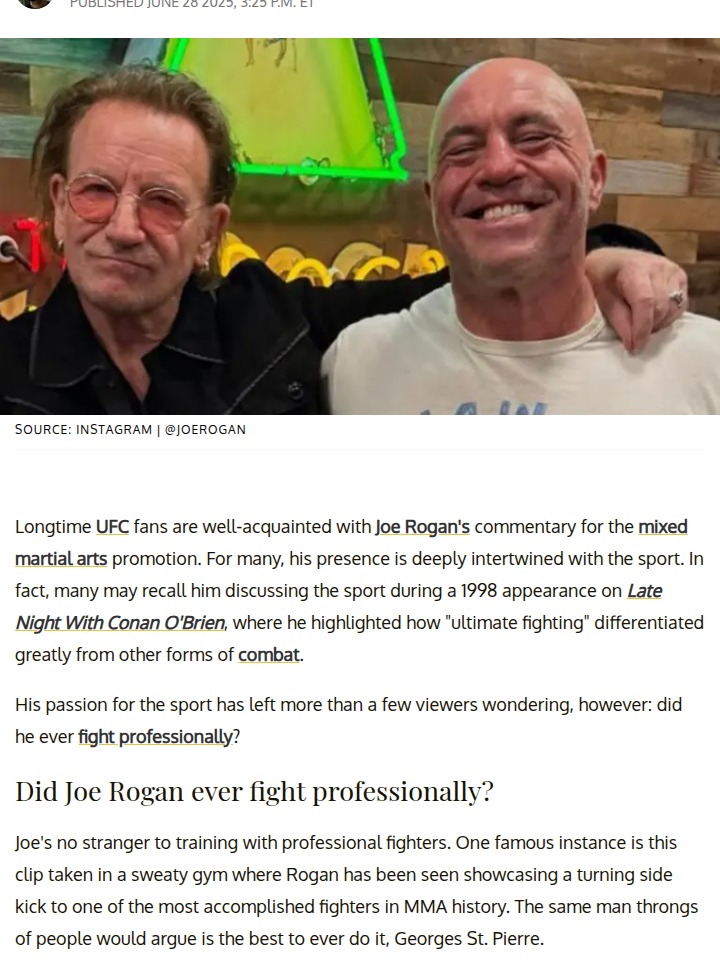 Why Joe Rogan Never Went Pro in MMA