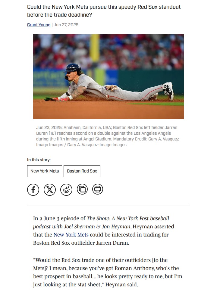 Could Duran Be the Mets’ Missing Piece?