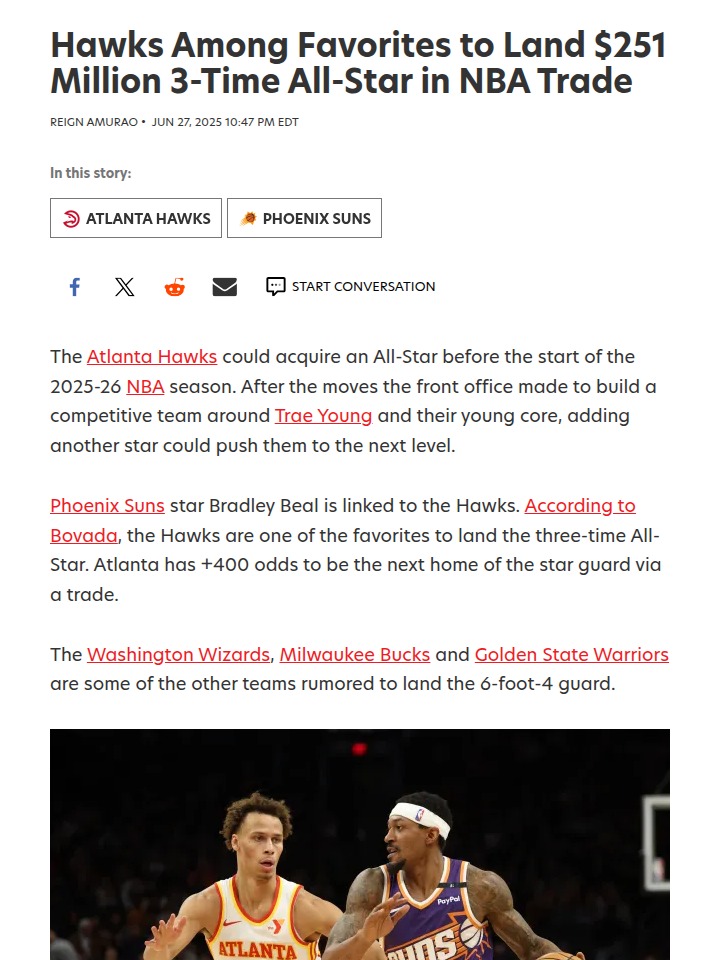 Could Beal Join Ice Trae in Atlanta?