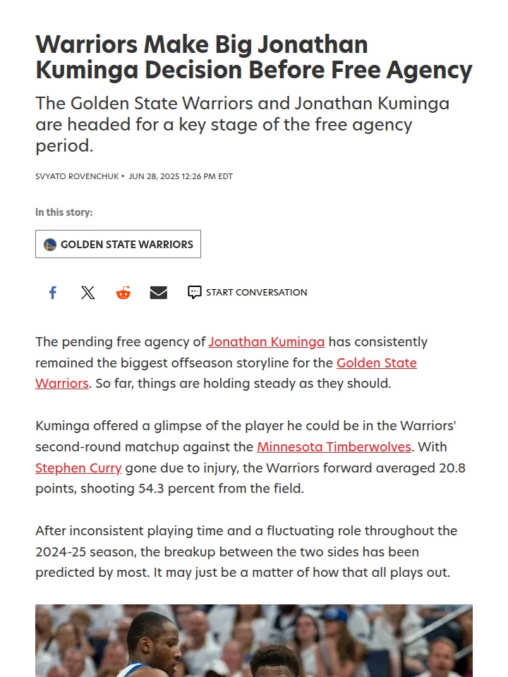 Kuminga’s Future: Dubs Hold the Cards