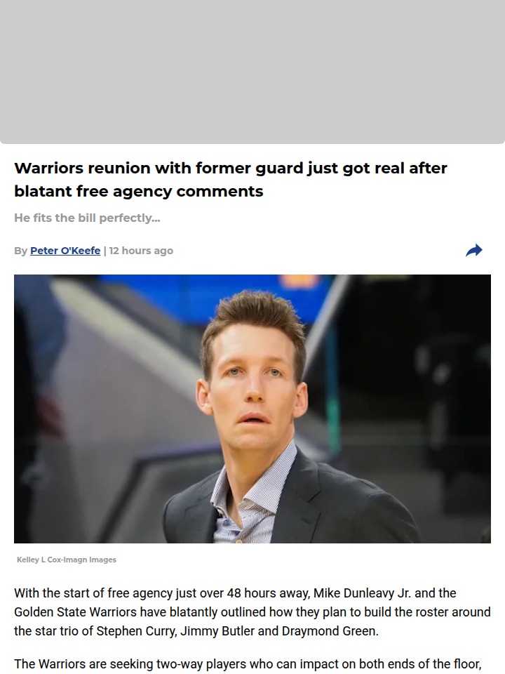 Could Melton Reunite with the Dubs?