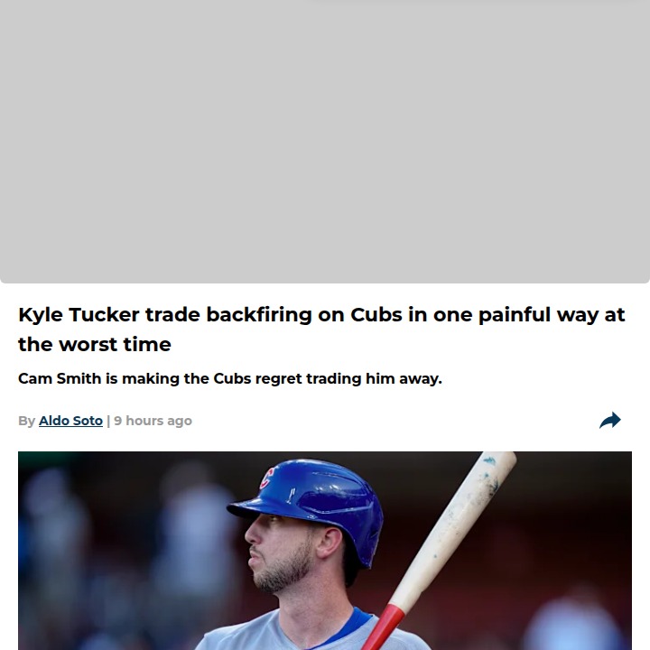 Did the Cubs Give Up Too Much for Tucker?
