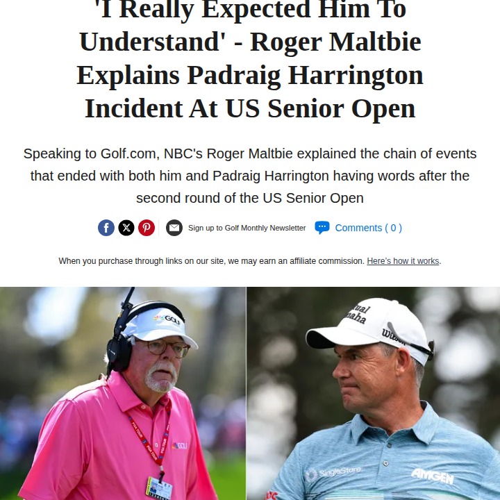Harrington vs. Maltbie: Etiquette Clash at USSO