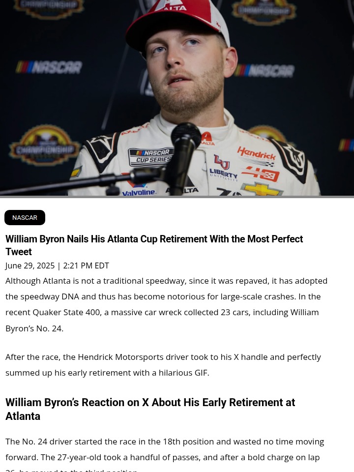 Byron’s Atlanta Crash: Perfect Meme Reaction
