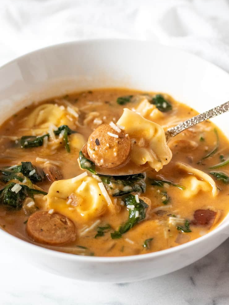 Creamy Cajun Tortellini Soup in 5 Simple Steps