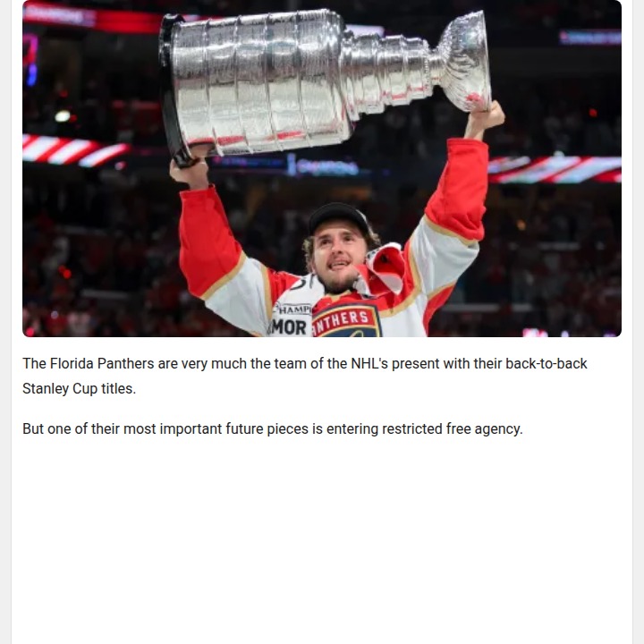 Samoskevich’s Next Move: Panthers’ Future Star?