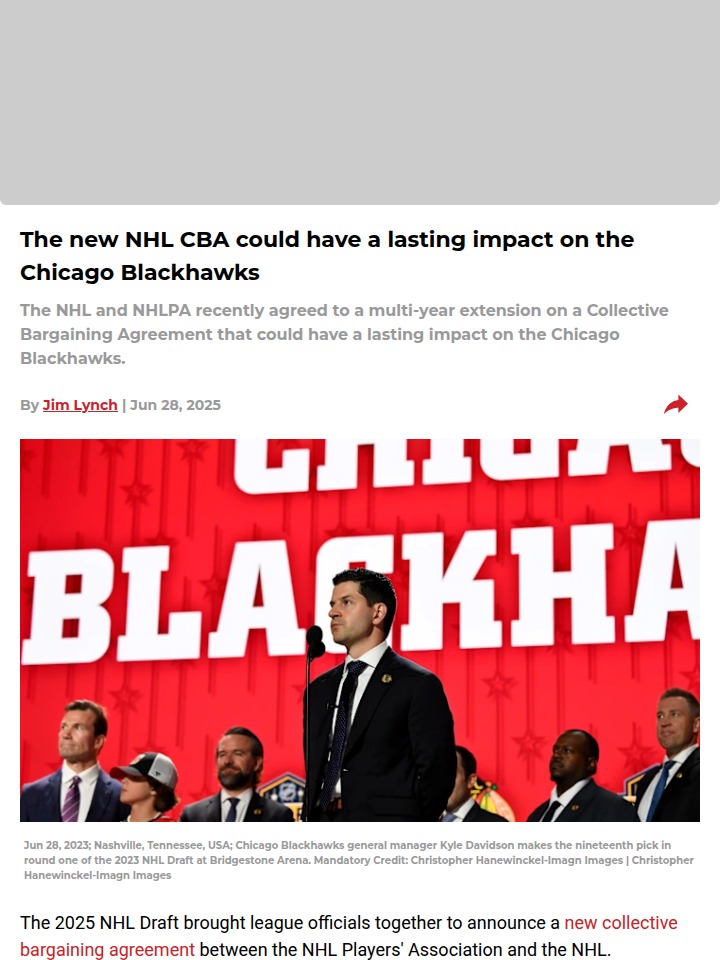 How the New CBA Shakes Up the Hawks