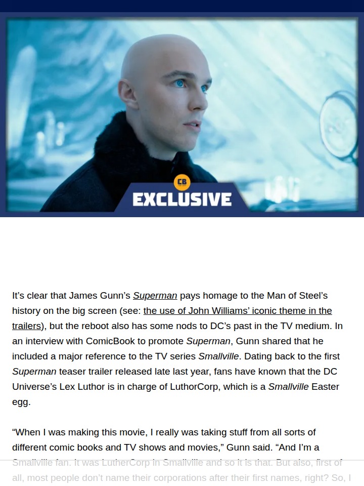 Smallville Easter Egg in Superman?! 🧐