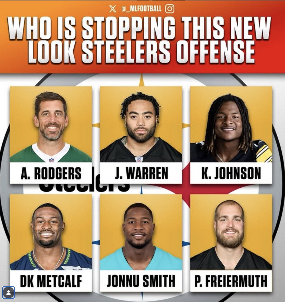 Who is stopping the new look Pittsburgh Steelers 2025 offense?