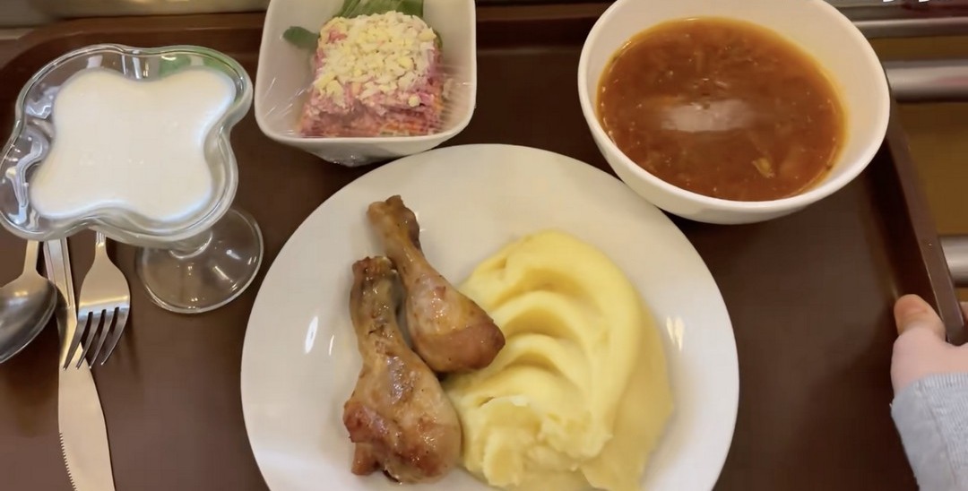 What do Russian university canteens offer?