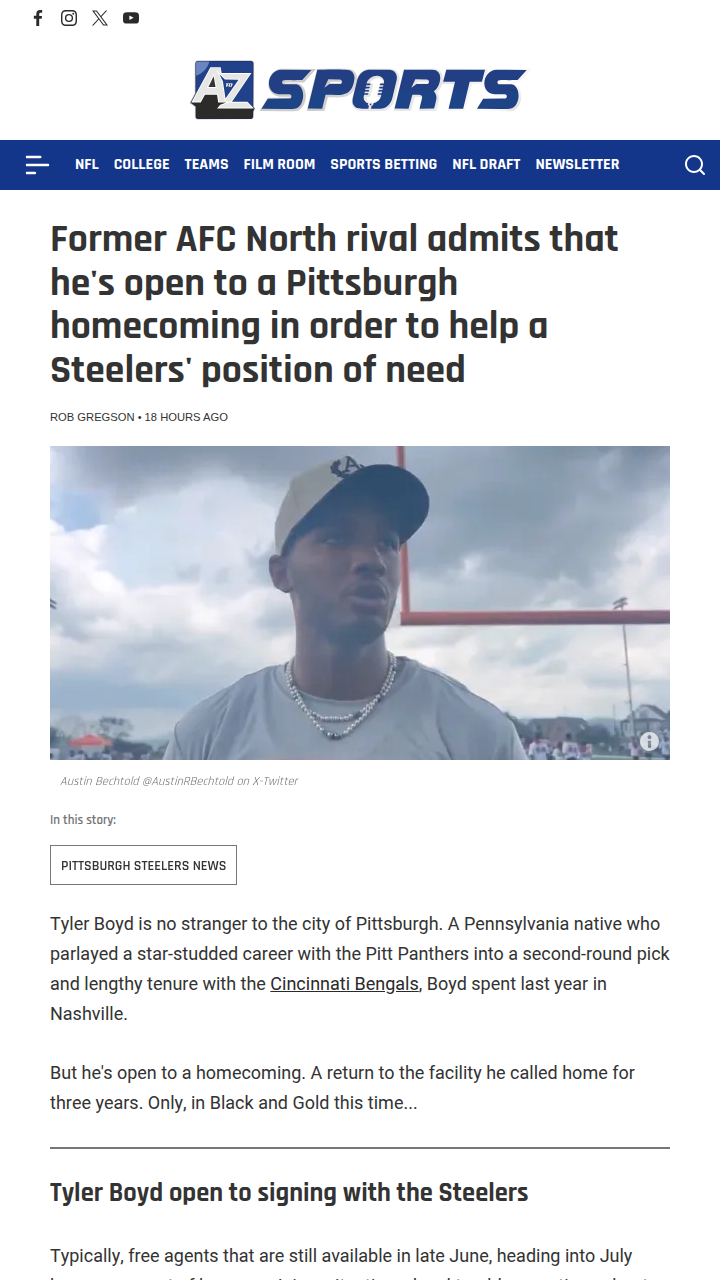 Boyd Eyes Black & Gold Comeback?