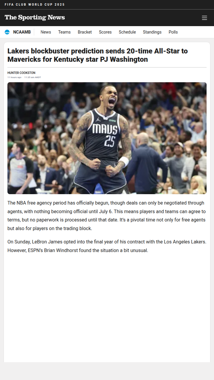 LeBron to Dallas? Blockbuster Rumor Heats Up