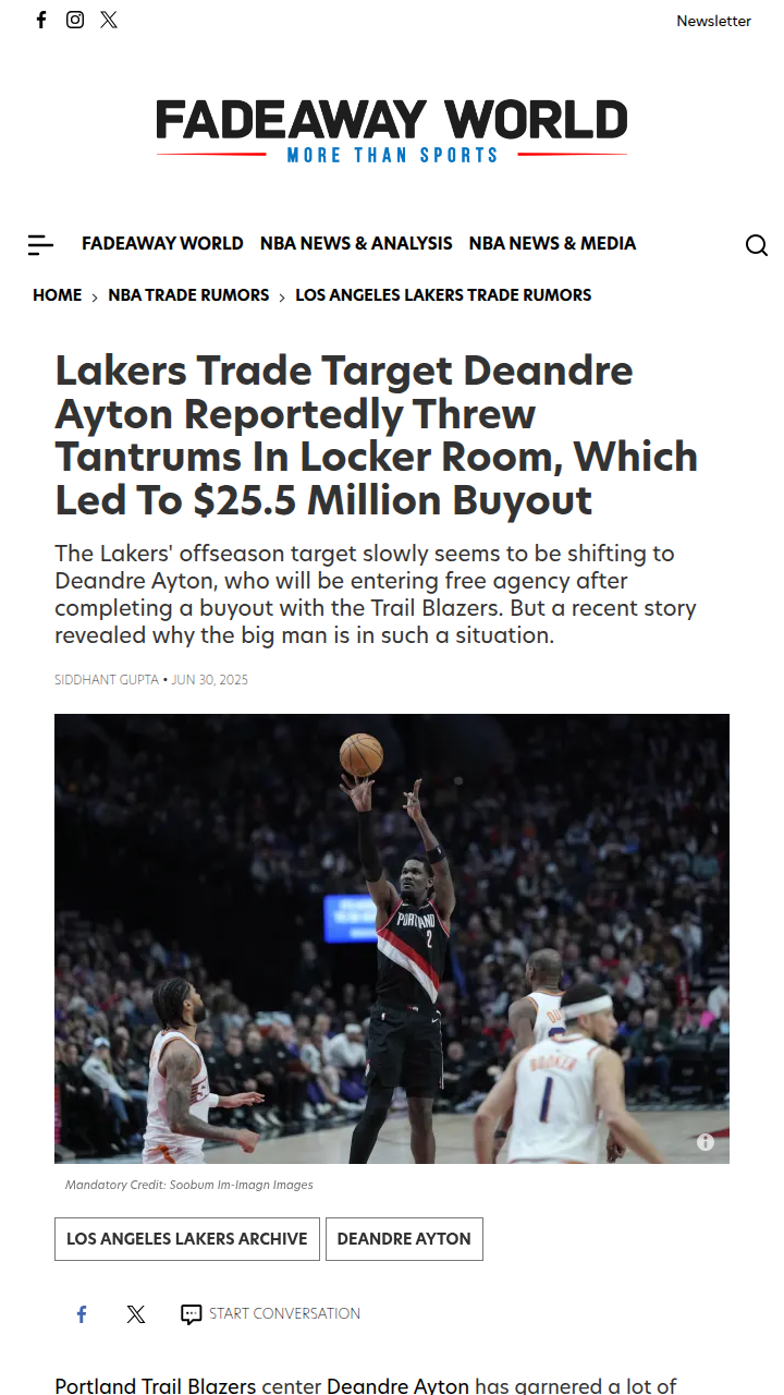 Ayton’s Locker Room Drama: Worth the Risk?