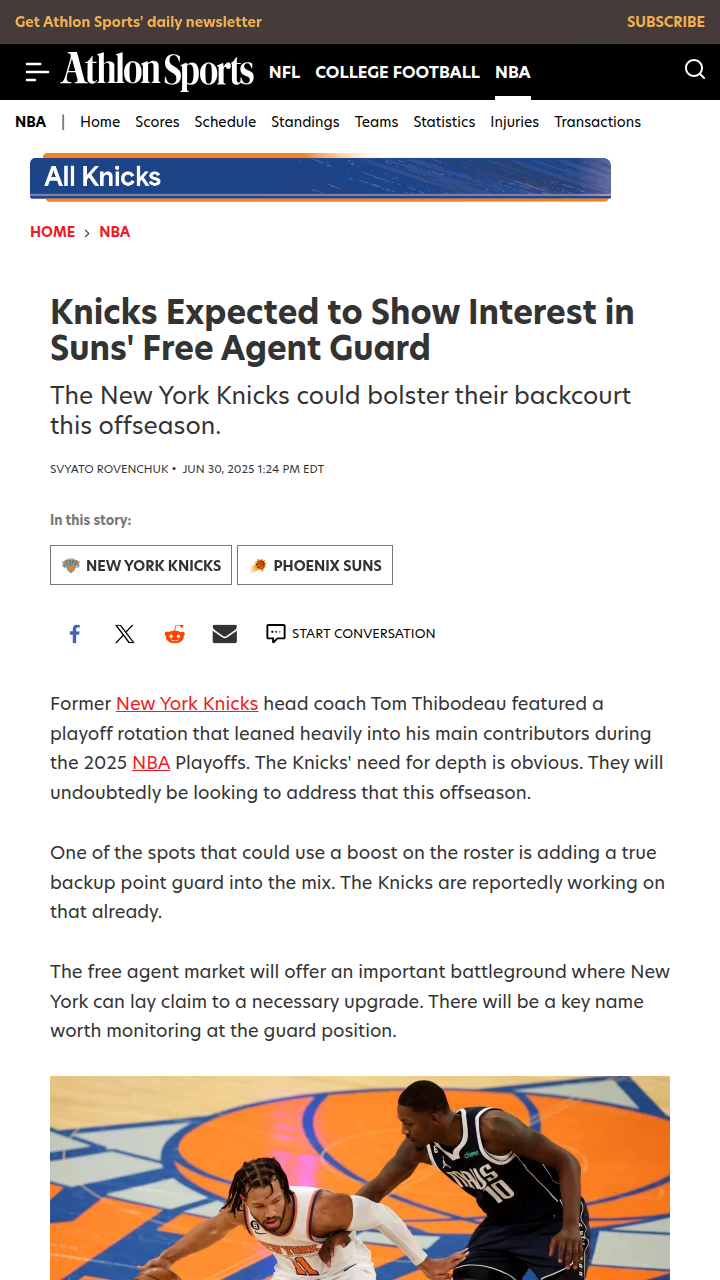 Could Tyus Jones Be the Knicks’ Missing Piece?