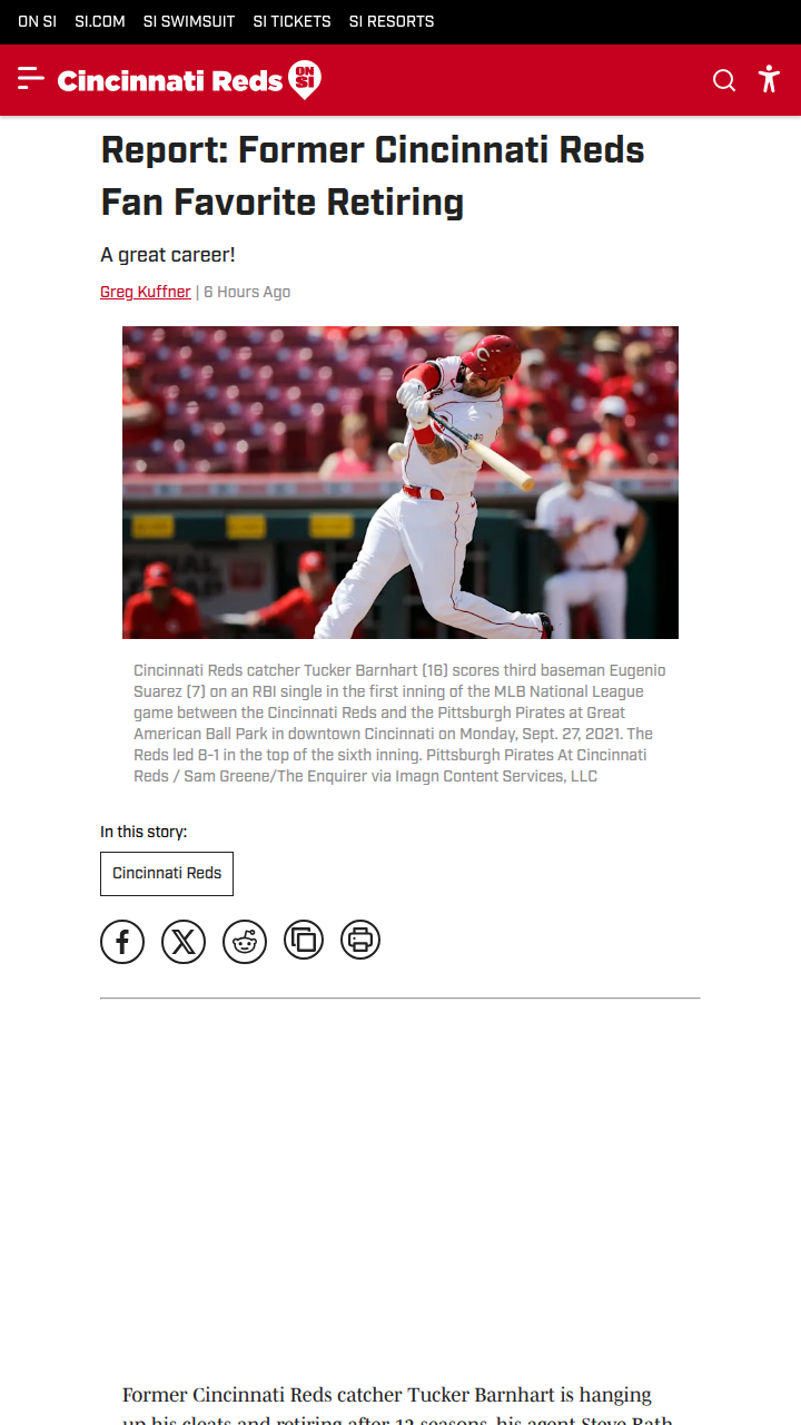 Barnhart Hangs Up His Mask: End of an Era