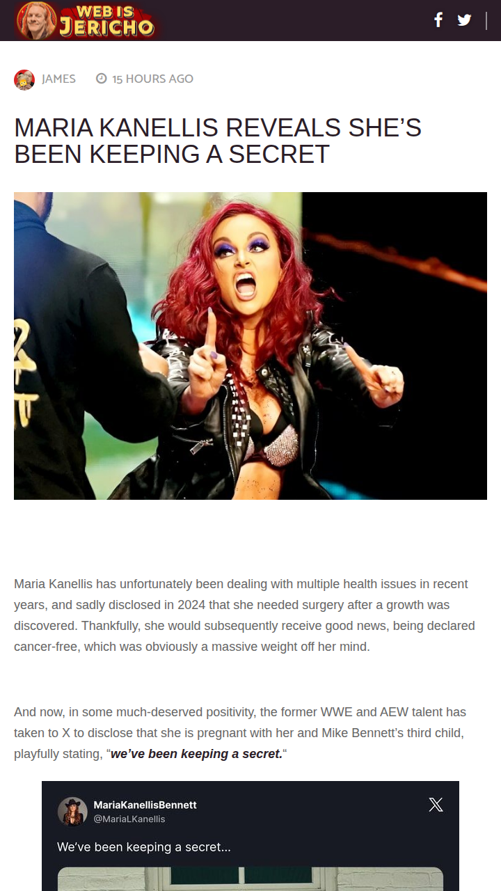 Maria Kanellis Drops a Major Life Update!