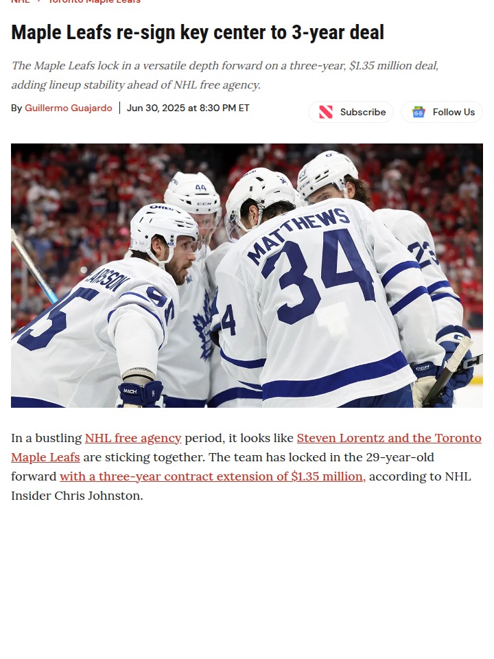 Lorentz Stays Blue & White: Smart Move?