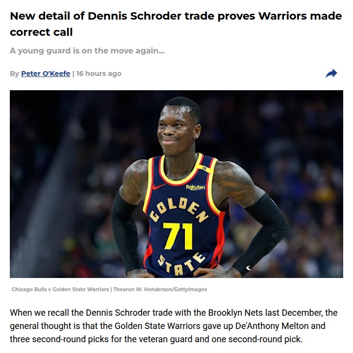 Did Dubs Nail the Beekman Trade Call?