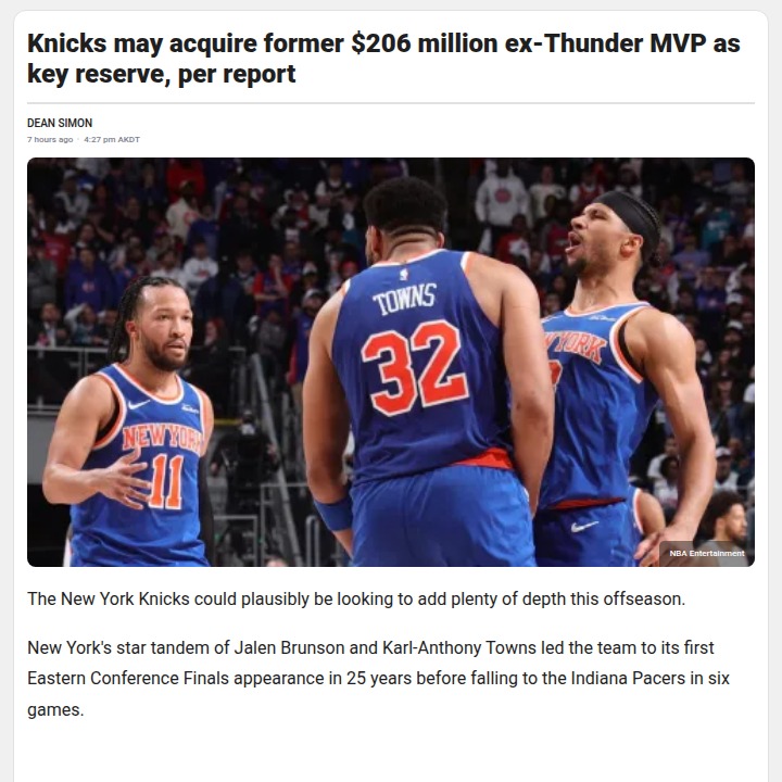 Could Brodie Boost Knicks’ Bench Depth?