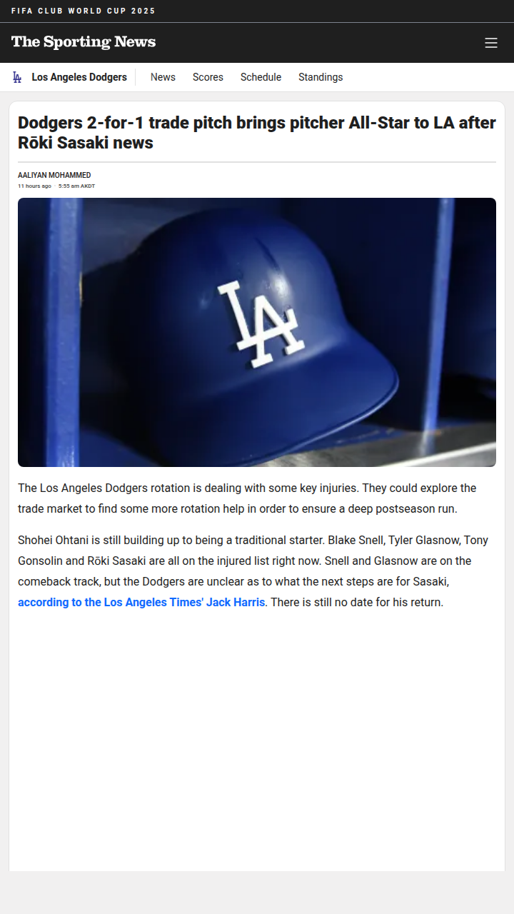 Dodgers Eye Lugo After Sasaki Setback?