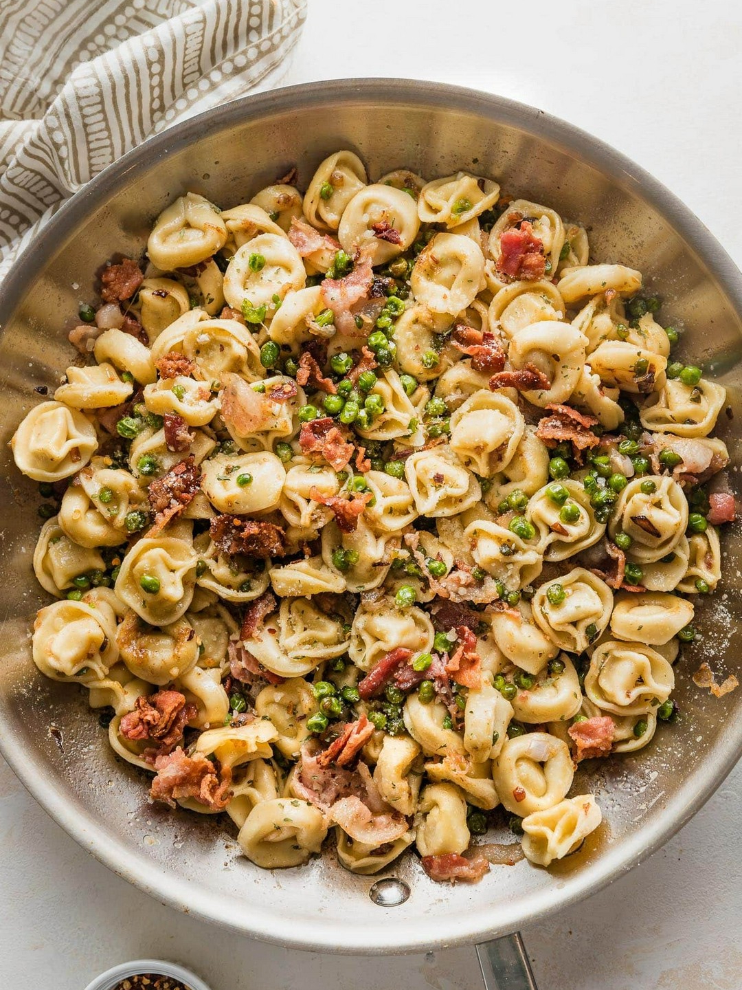 Bacon Parm Tortellini in 15 Minutes Flat