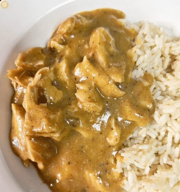 Chicken & Gravy Over Rice: Pure Comfort in a Bowl