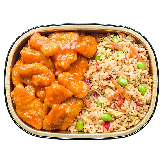 Lazy Man Orange Chicken & Fried Rice in Under 20 Minutes
