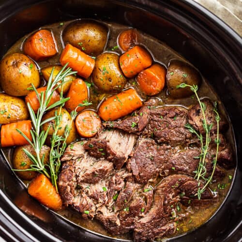 Set the Pot Roast and then leave it alone