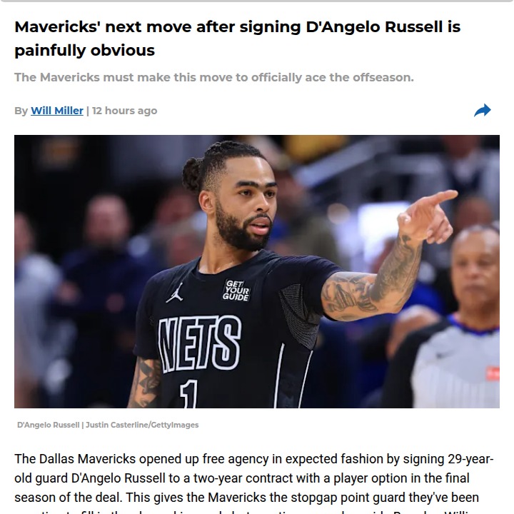 Should Dallas Dump Hardy or Prosper for Exum?