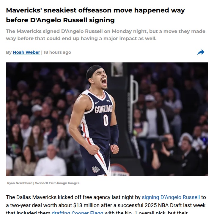 Nembhard: Mavs’ Secret Weapon This Offseason?