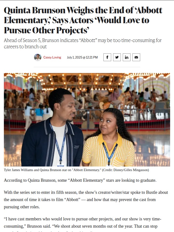 Abbott Cast Eyeing New Roles? 👀