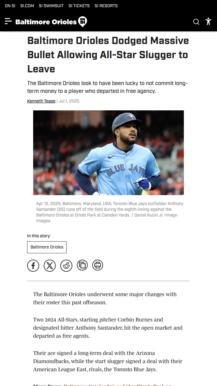 Santander’s Struggles: O’s Made the Right Call?