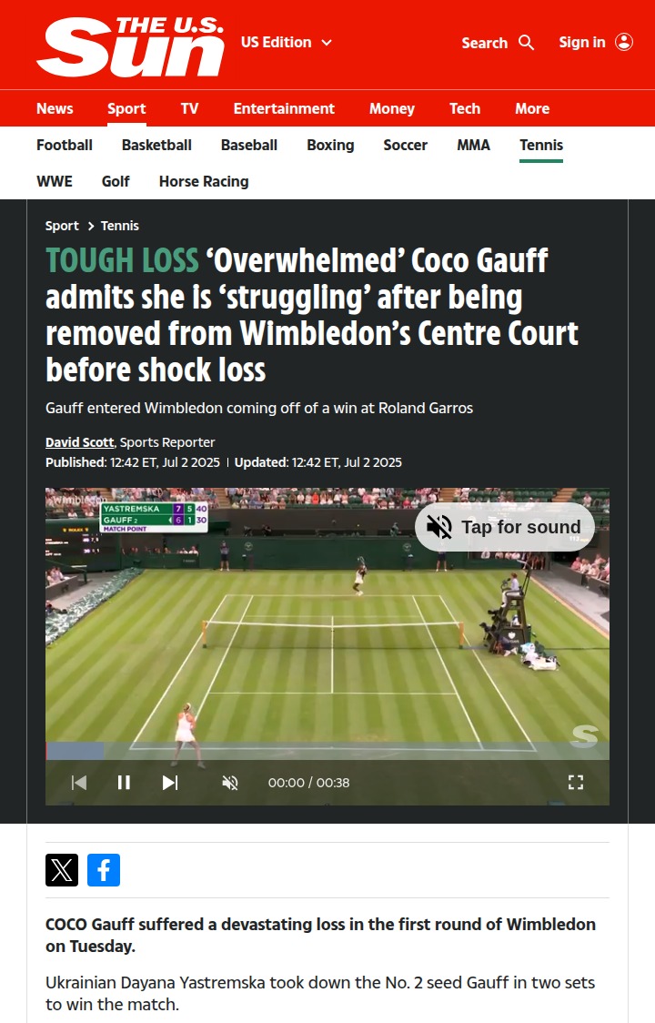Coco Gauff’s Wimbledon Woes: What Happened?