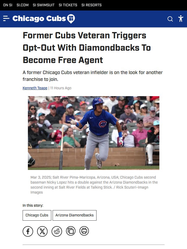 Nicky Lopez Opts Out—Cubs Missed Opportunity?