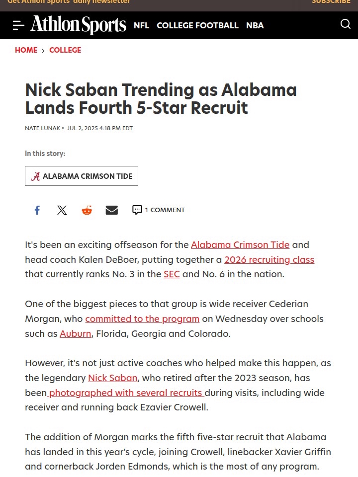 Is Saban Still Bama’s Secret Weapon?