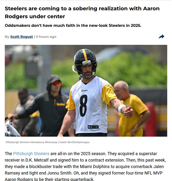 Steelers’ Superteam Still Underdogs?