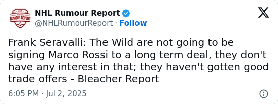 Wild Fans: Will Rossi Stay or Go?