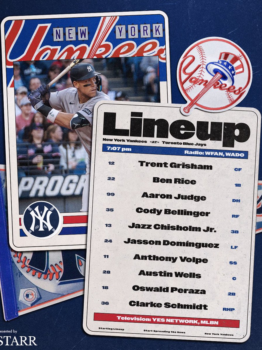 Pinstripes Shake Up Infield vs. Jays