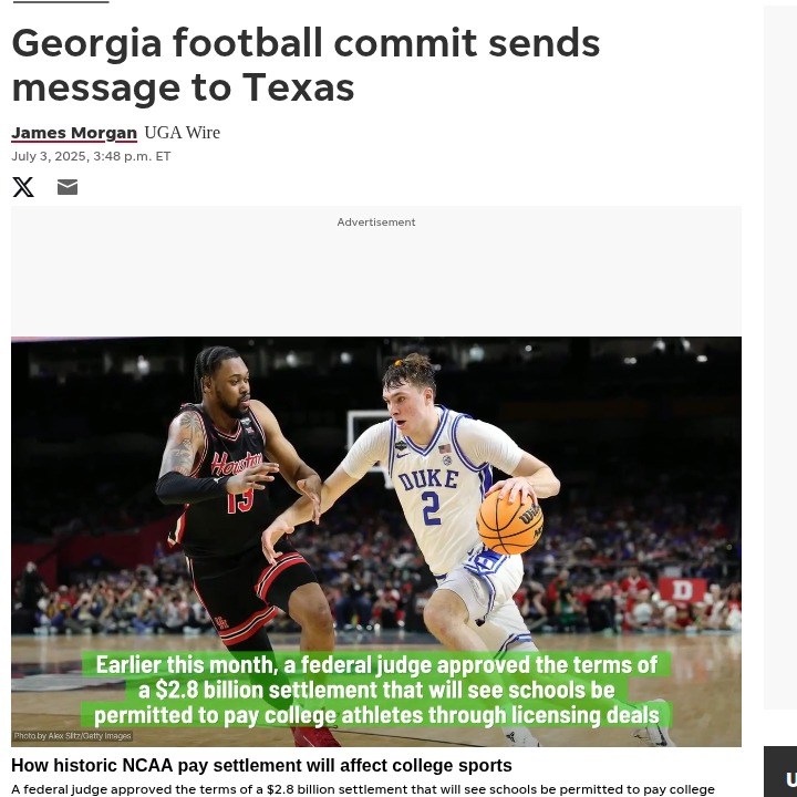 Calicut Fires Up Dawgs-Longhorns Rivalry
