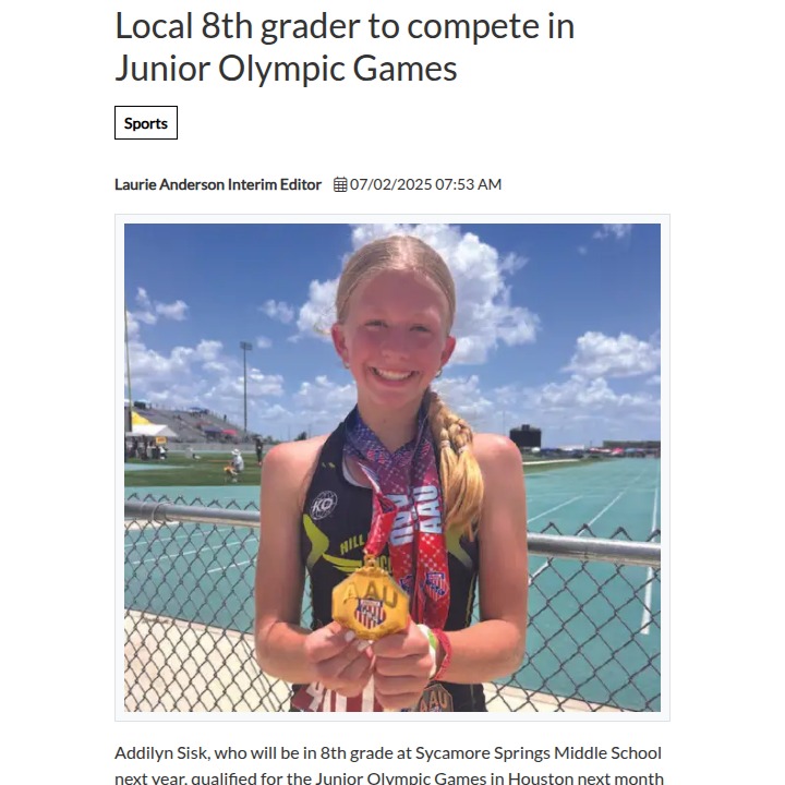 Addi Sisk Eyes Junior Olympic Glory