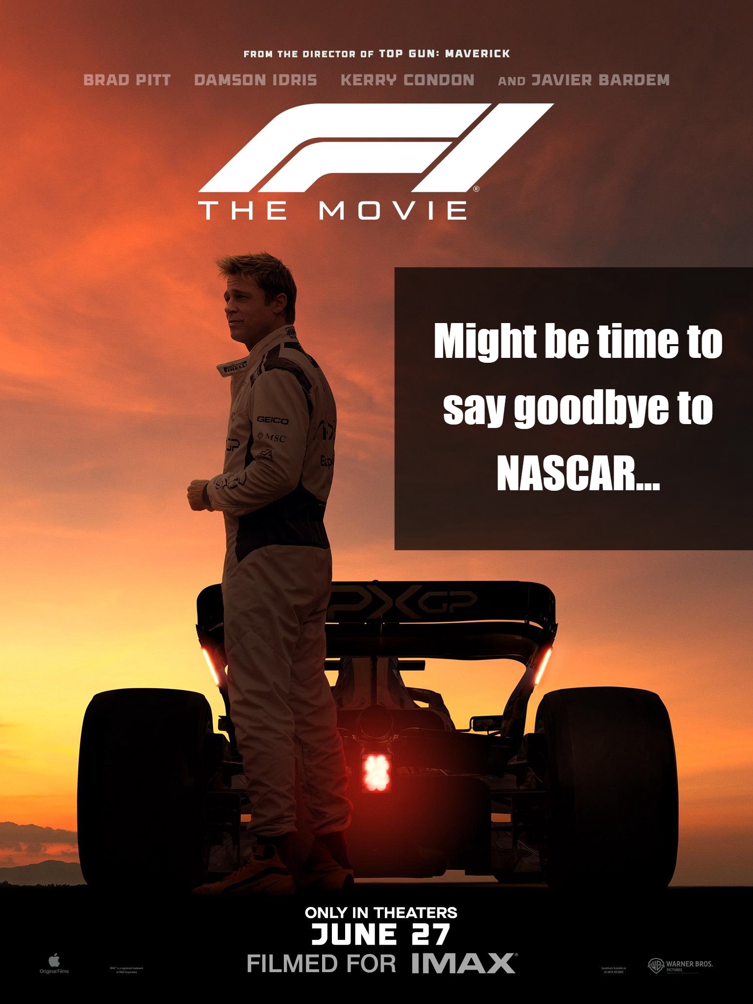 Brad Pitt’s F1 movie kinda slapped me in the face