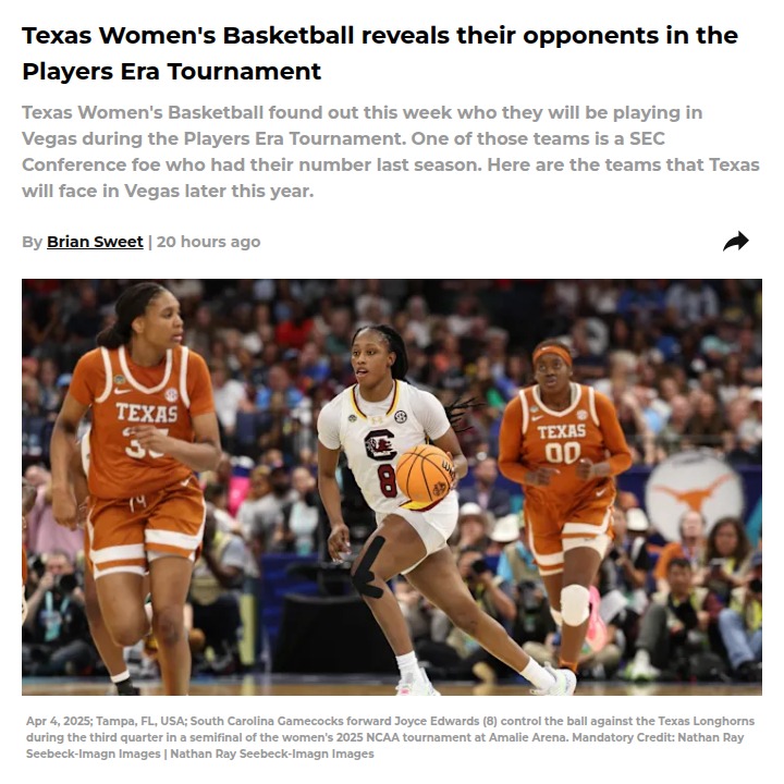 Longhorns Set for Vegas Showdown!
