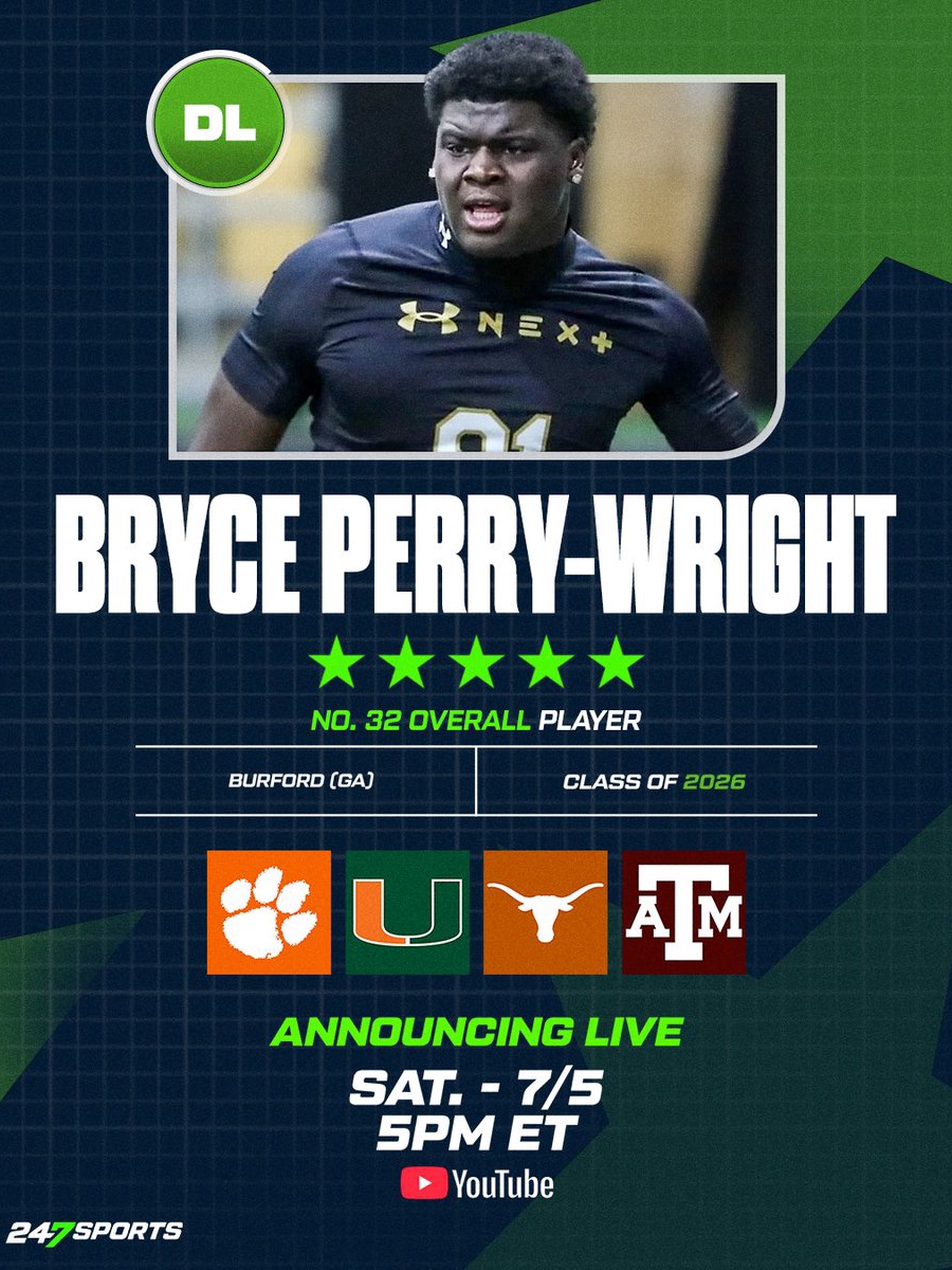 Will Texas Land 5⭐ D-Line Beast Bryce PW?