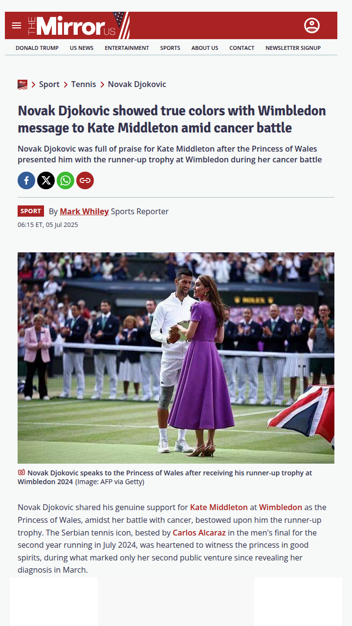Djokovic’s Wimbledon Message Sparks Debate 🎾