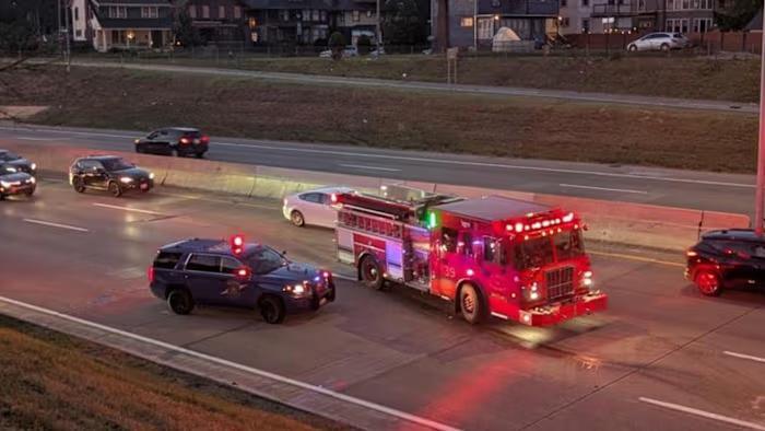Lodge Freeway Drama Ends Fast